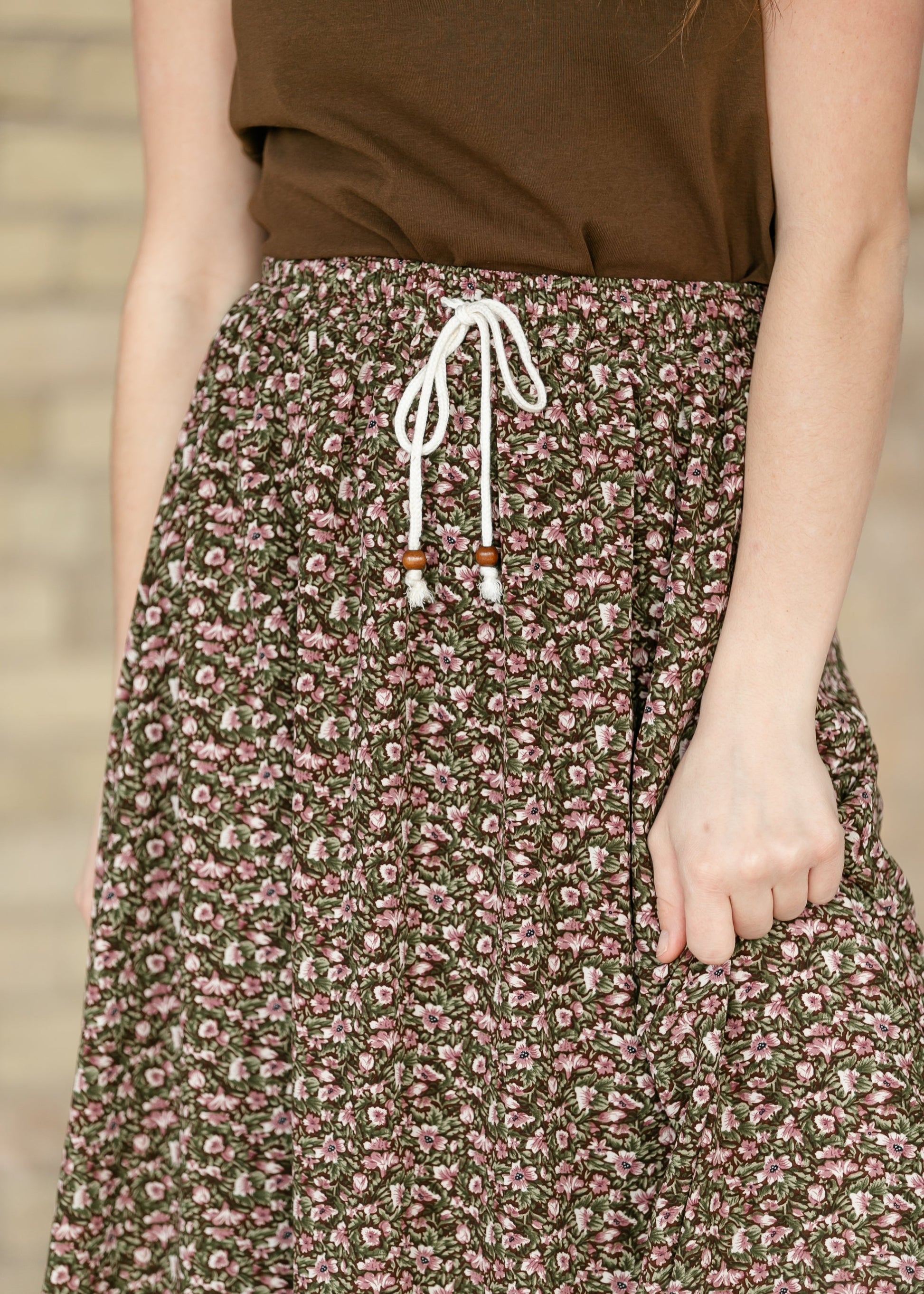 Nellie Tie Front Maxi Skirt IC Skirts