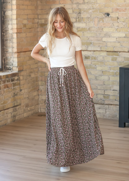 Nellie Tie Front Maxi Skirt IC Skirts