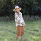 Neutral Plaid Shacket FF Tops
