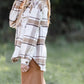 Neutral Plaid Shacket FF Tops