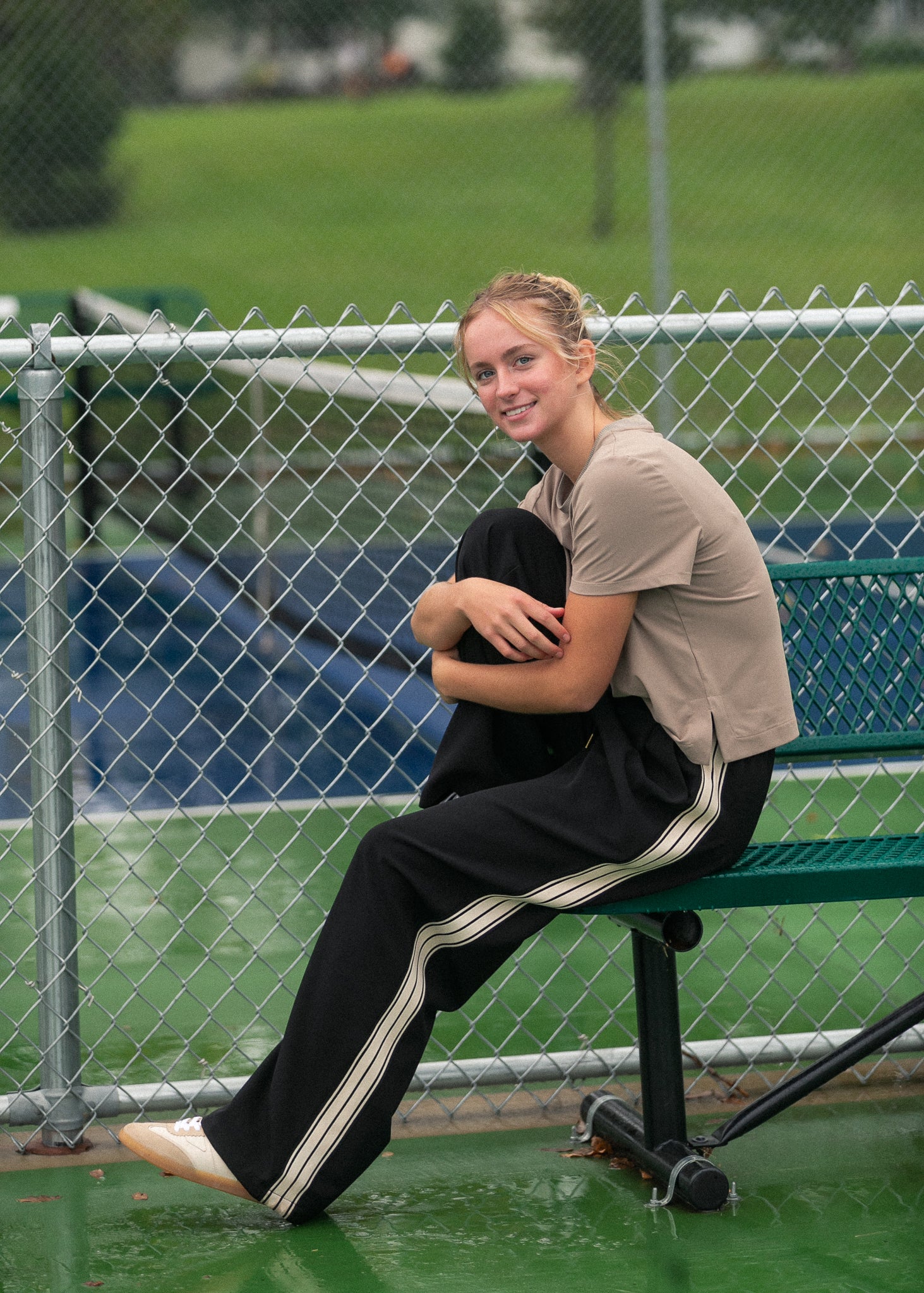 Nina Striped Athletic Pants IC Pants