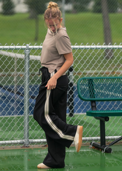 Nina Striped Athletic Pants IC Pants