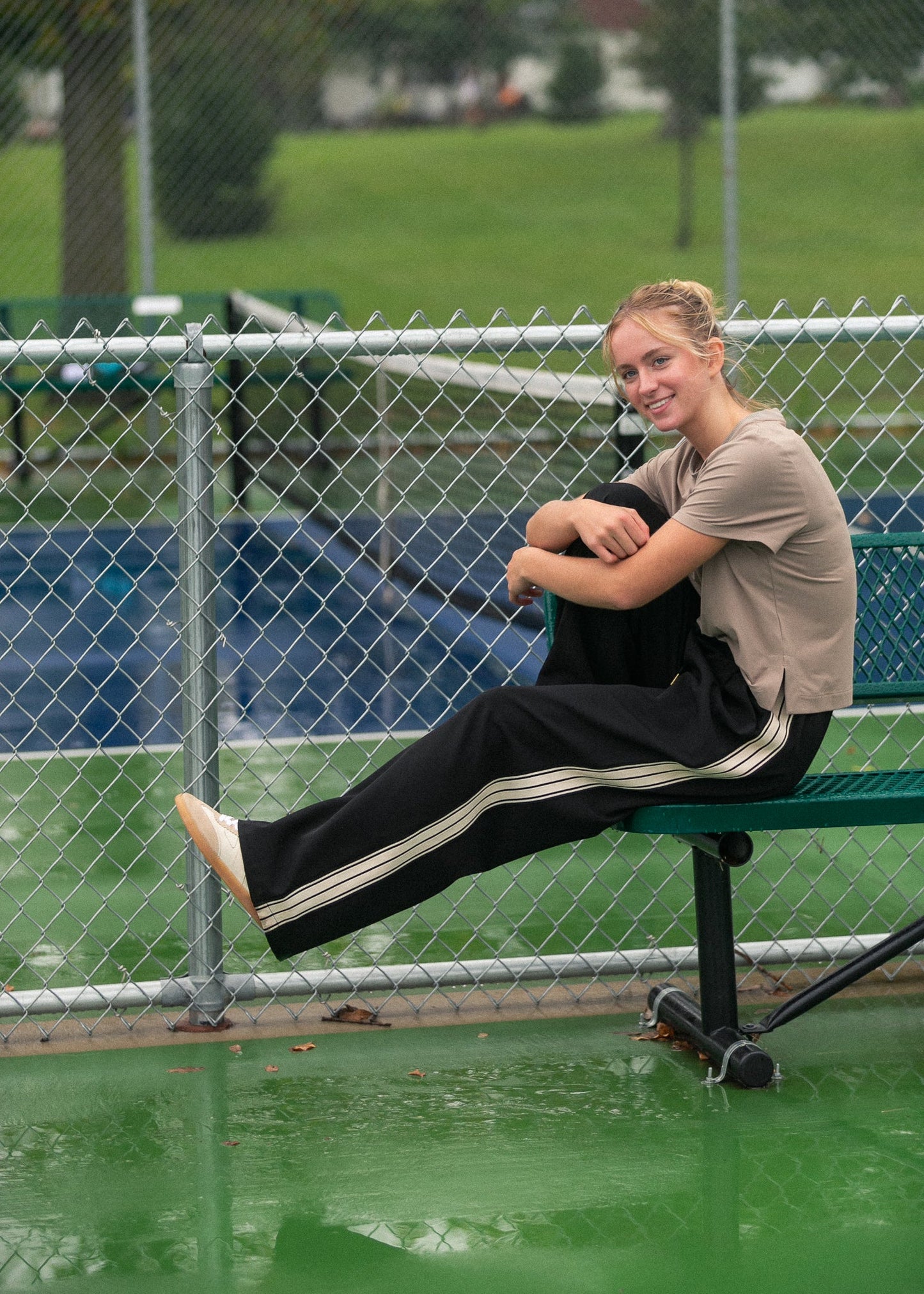 Nina Striped Athletic Pants IC Pants