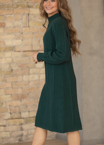 Noelle Teal Sweater Midi Dress IC Dresses