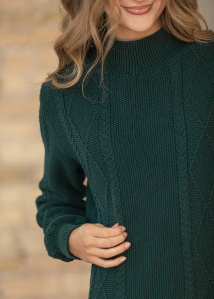 Noelle Teal Sweater Midi Dress IC Dresses