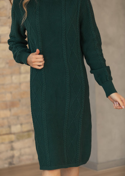Noelle Teal Sweater Midi Dress IC Dresses