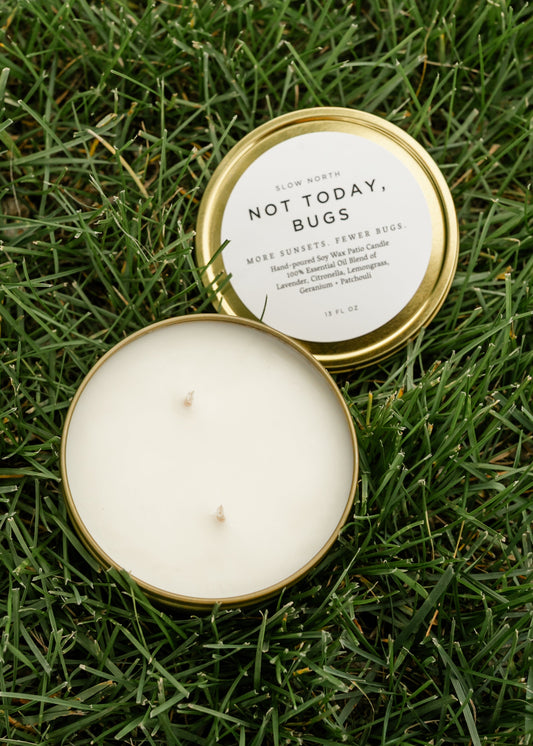 Not Today, Bugs Mosquito Candle Gifts