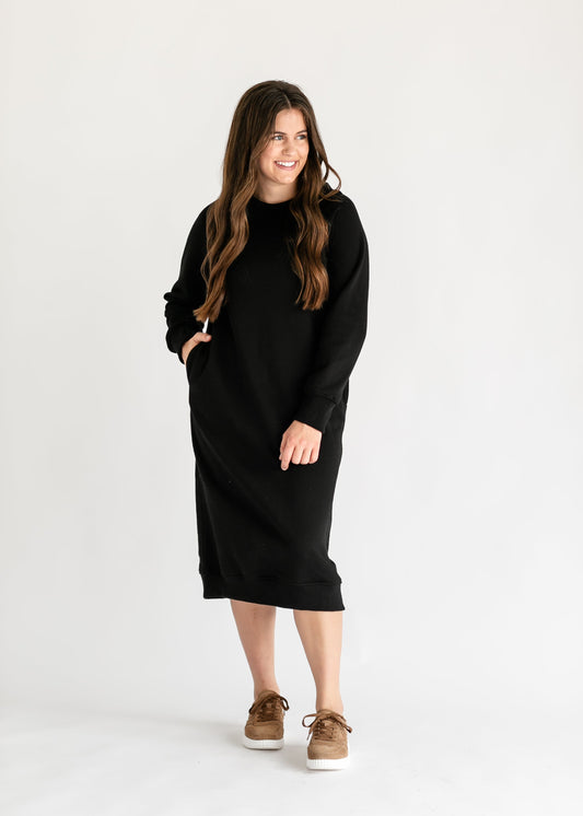 Nova Crewneck Sweatshirt Dress-46" IC Dresses