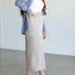 Novi Crinkle Pull On Midi Skirt FF Skirts