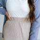 Novi Crinkle Pull On Midi Skirt FF Skirts