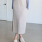 Novi Crinkle Pull On Midi Skirt FF Skirts