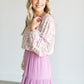 Nylah Tropical Floral Long Sleeve Top FF Tops