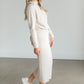 Oatmeal Knit Sweater Set FF Tops