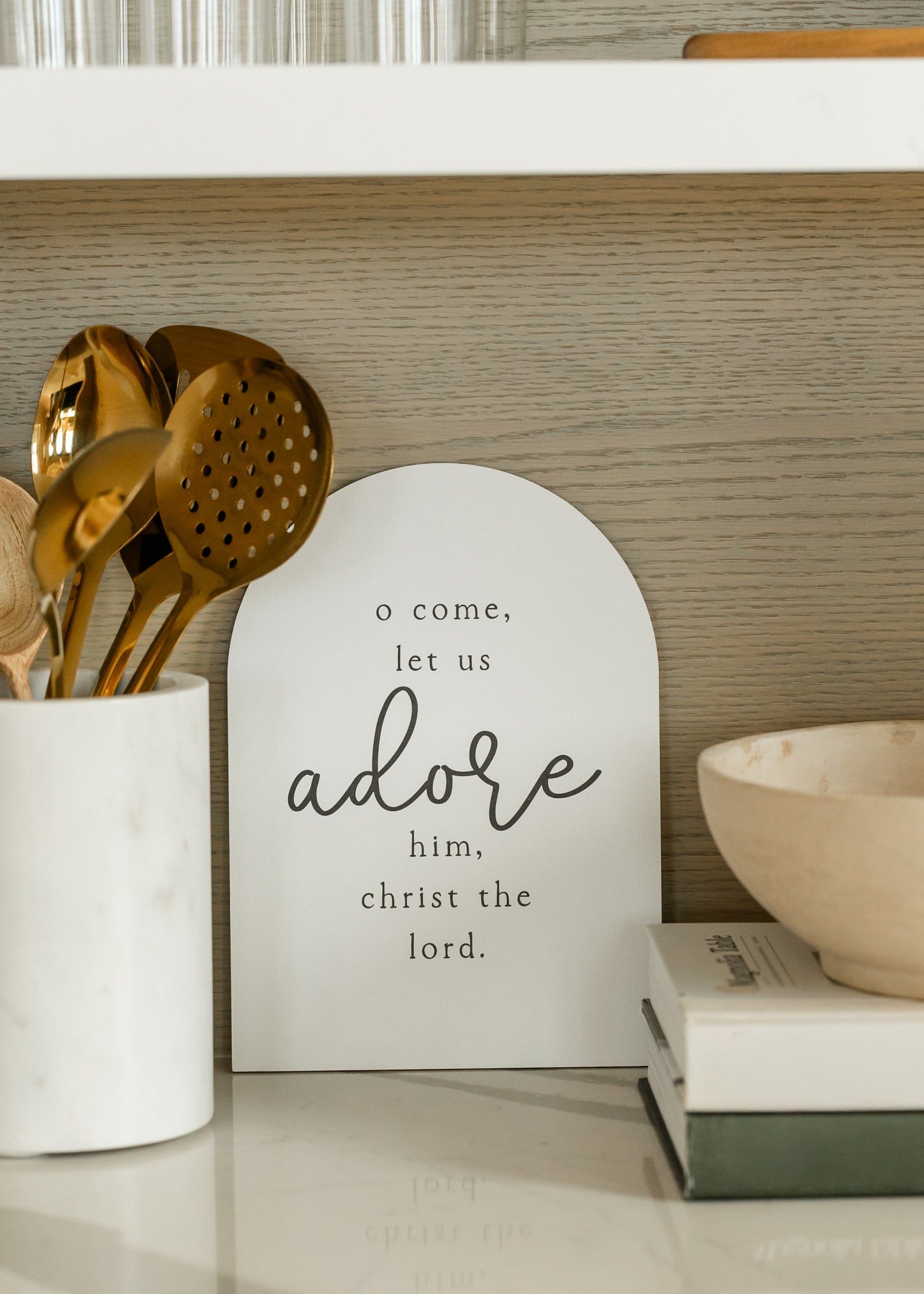 Oh Come Let Us Adore Him Christian Wall Art FF Home + Lifestyle