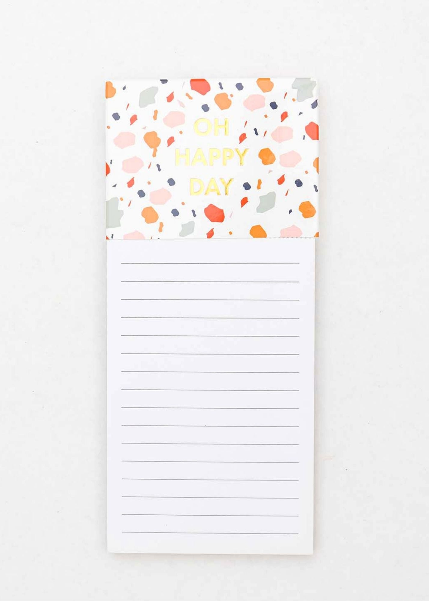 Oh Happy Day Magnetic Notepad FF Home + Lifestyle