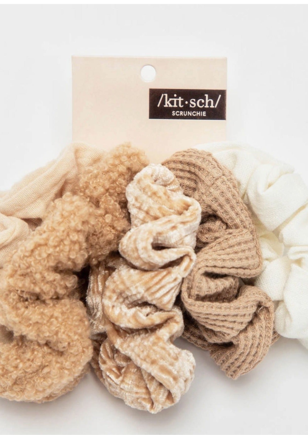 OLD LISTING - Textured Scrunchie 5 Pack -FINAL SALE Accessories