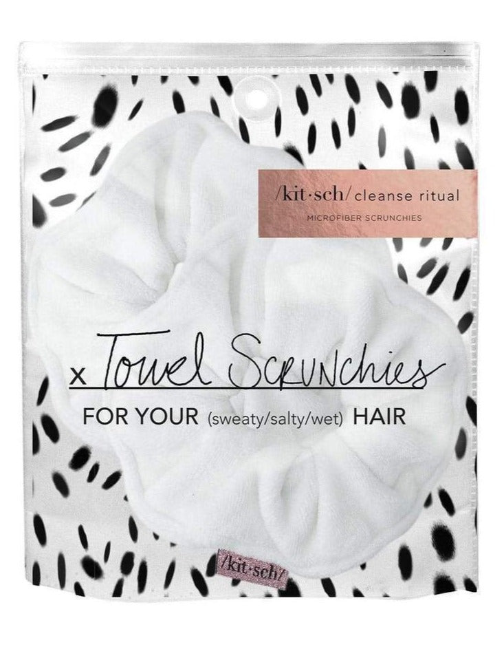 OLD LISTING White Microfiber Towel Scrunchie Set - FINAL SALE Accessories