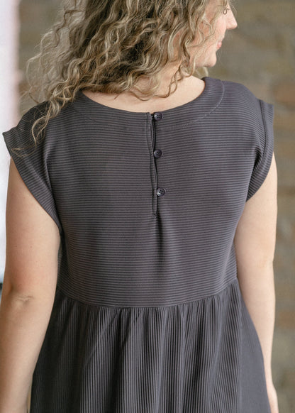 Olivia A-line Solid Midi Dress IC Dresses