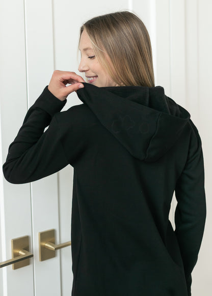 Olympia Black 1/4 Zip Sweatshirt IC Dresses