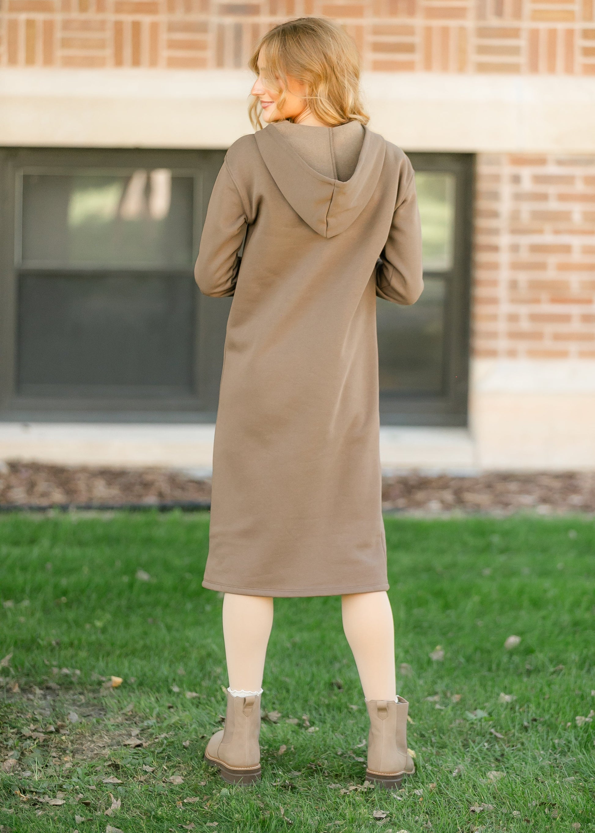 Olympia Zipper Sweatshirt Dress IC Dresses