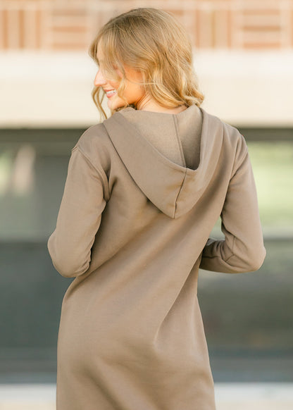 Olympia Zipper Sweatshirt Dress IC Dresses
