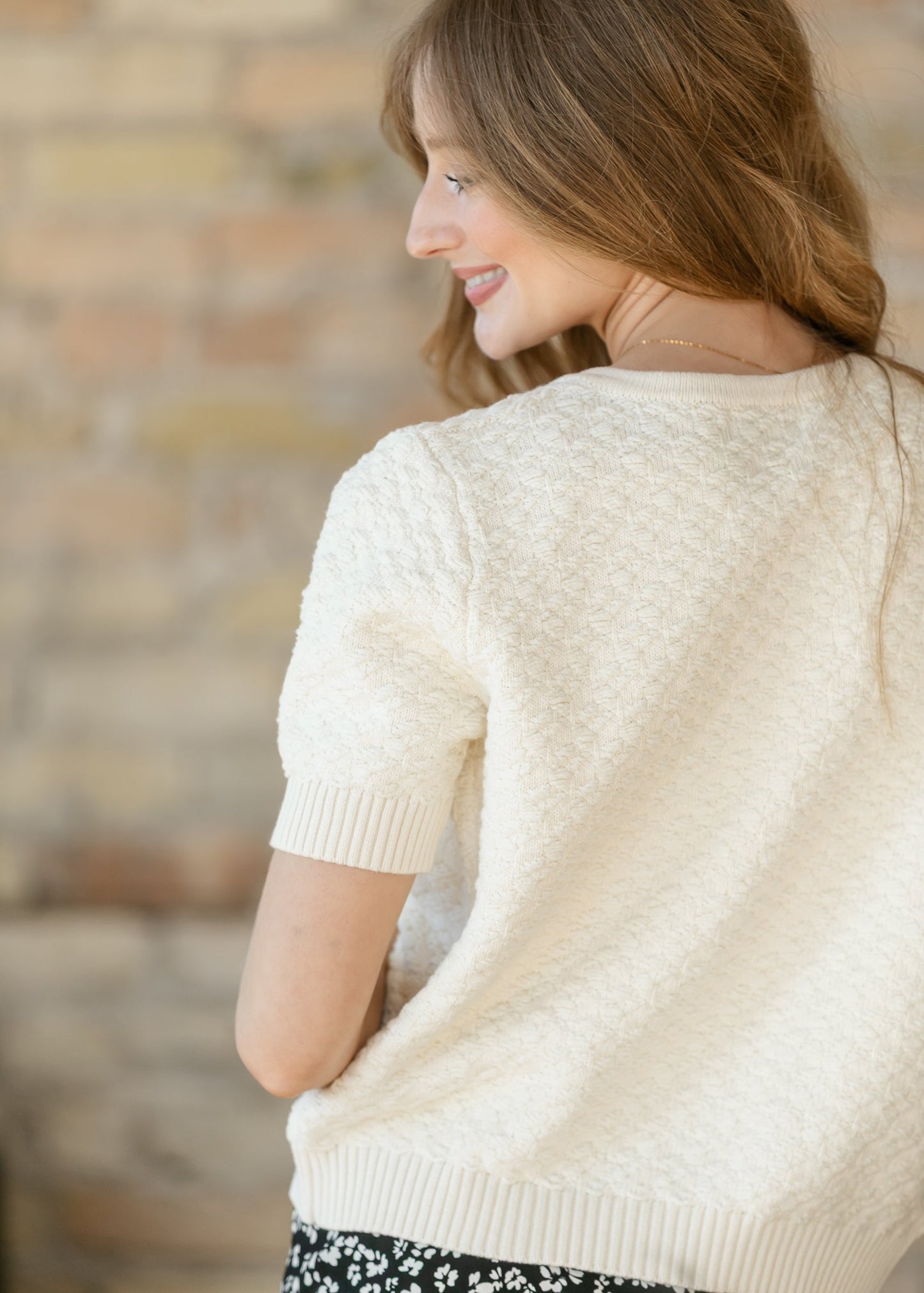 Open Front Short Sleeve Cardigan FF Layering Essentials