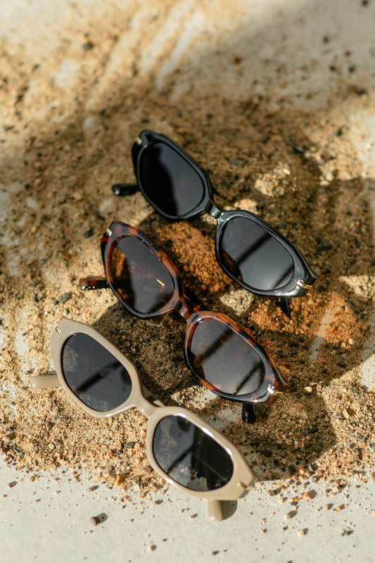 Oval Angled Acetate Sunglasses Accessory
