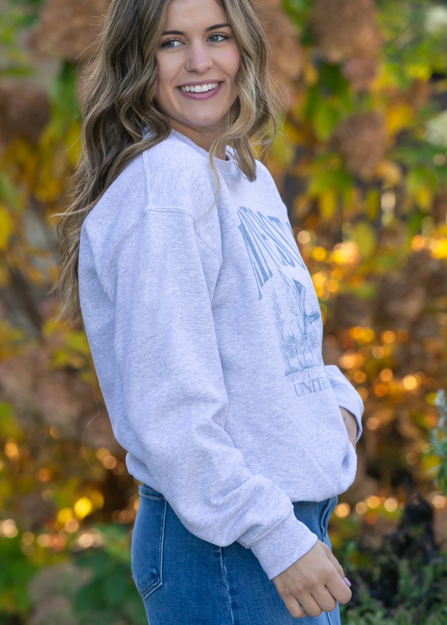 Oversized Minnesota Graphic Sweatshirt FF Tops