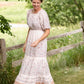 Paisley Print Square Neck Maxi Dress - FINAL SALE FF Dresses