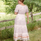 Paisley Print Square Neck Maxi Dress - FINAL SALE FF Dresses