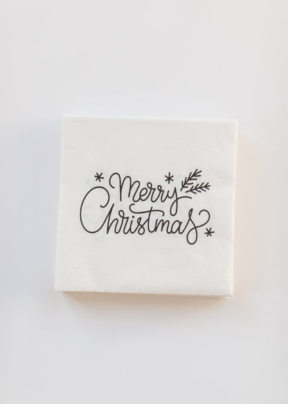 Paper Napkins Merry Christmas FF Home + Lifestyle