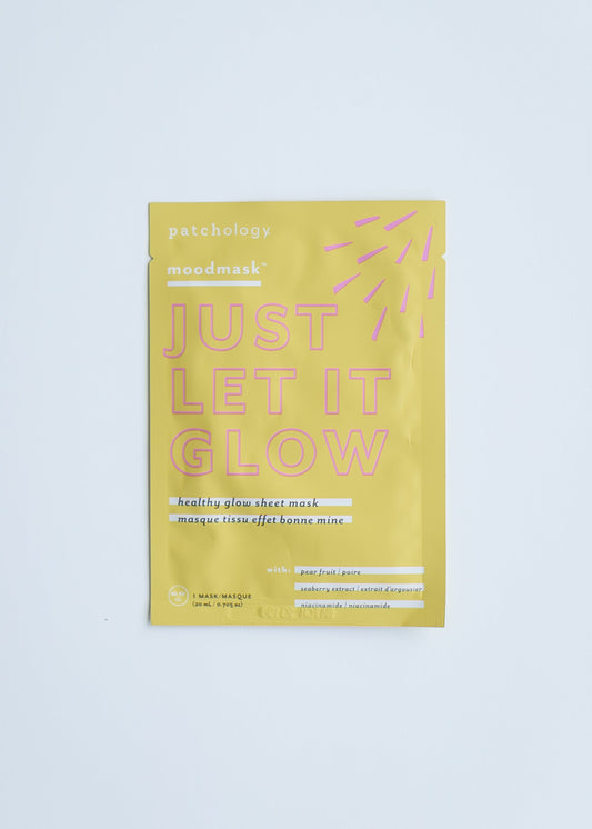 Patchology Moodmask Just Let it Glow Sheet Face Mask Gifts