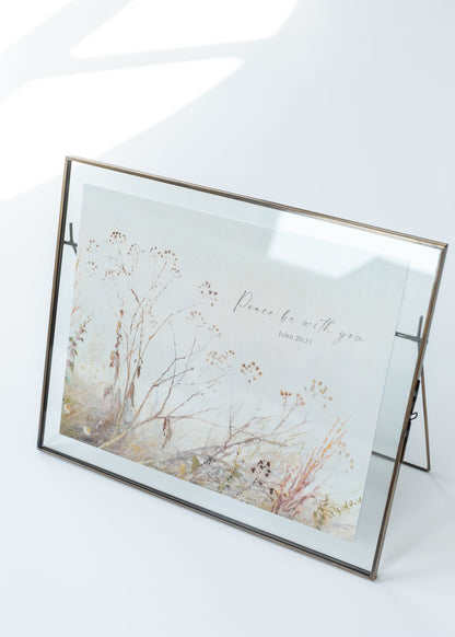 Peace Be With You Christian Art Print FF Home + Lifestyle