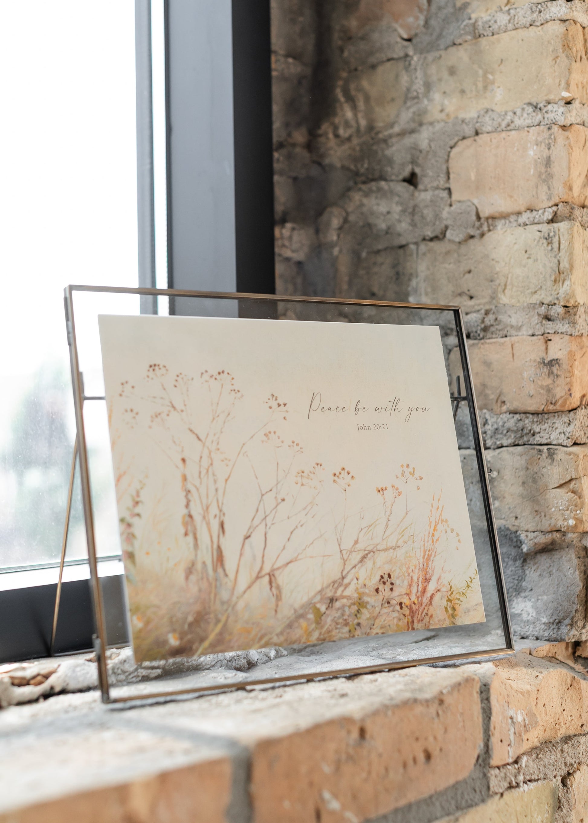 Peace Be With You Christian Art Print FF Home + Lifestyle