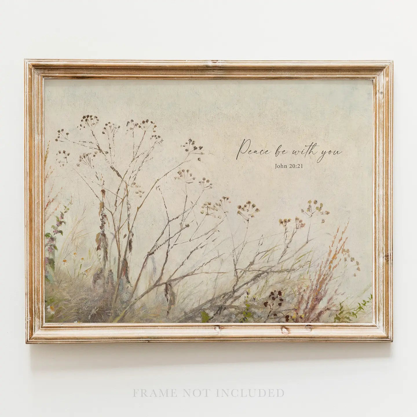 Peace Be With You Christian Art Print FF Home + Lifestyle