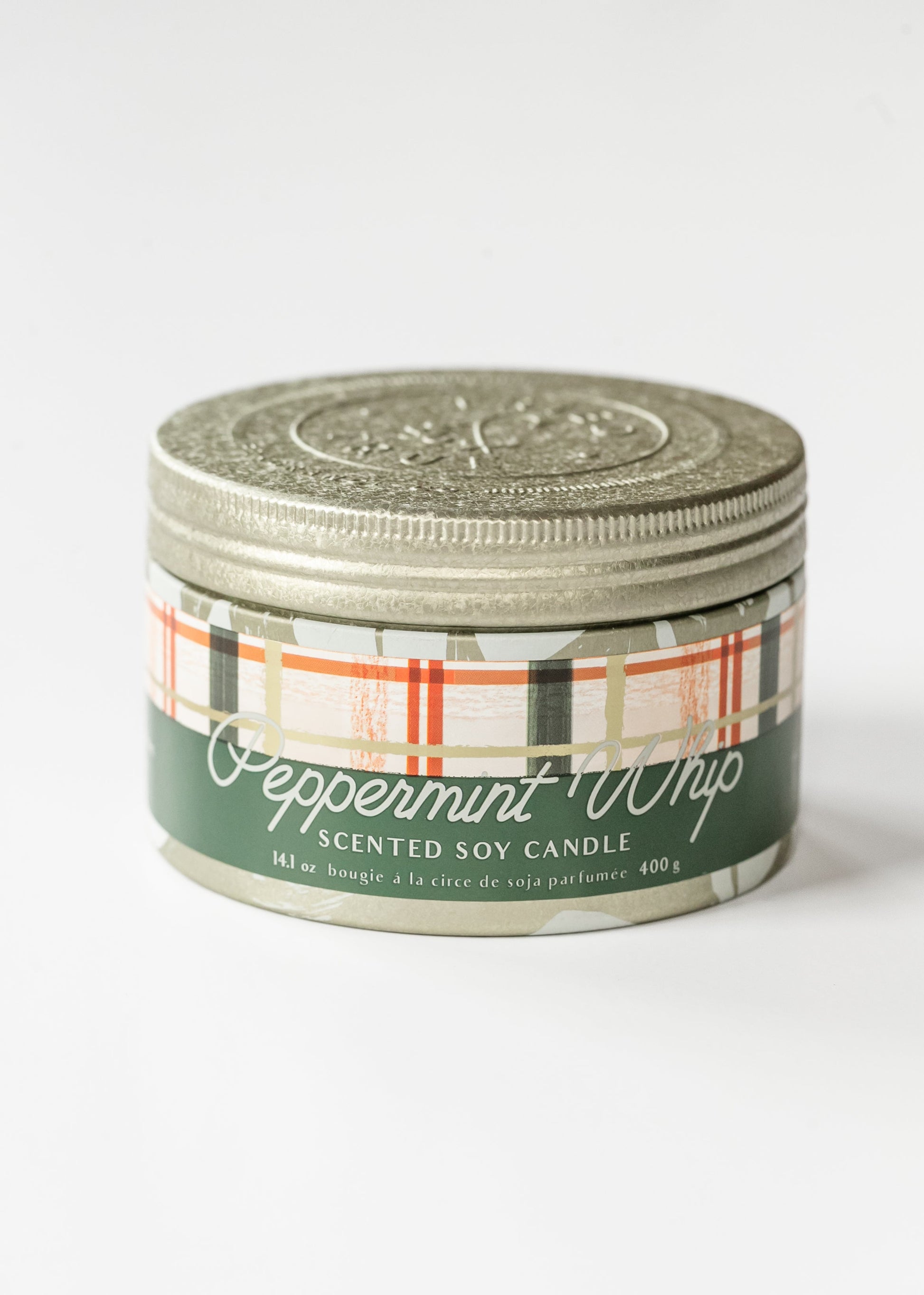 Peppermint Whip Large Tin Candle FF Home + Lifestyle