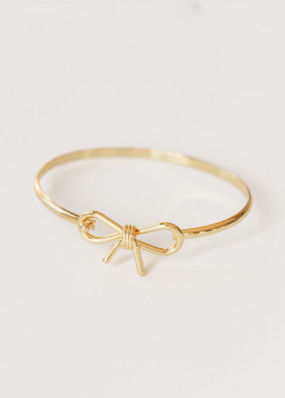 Petite Bow Bangle Bracelet Accessory