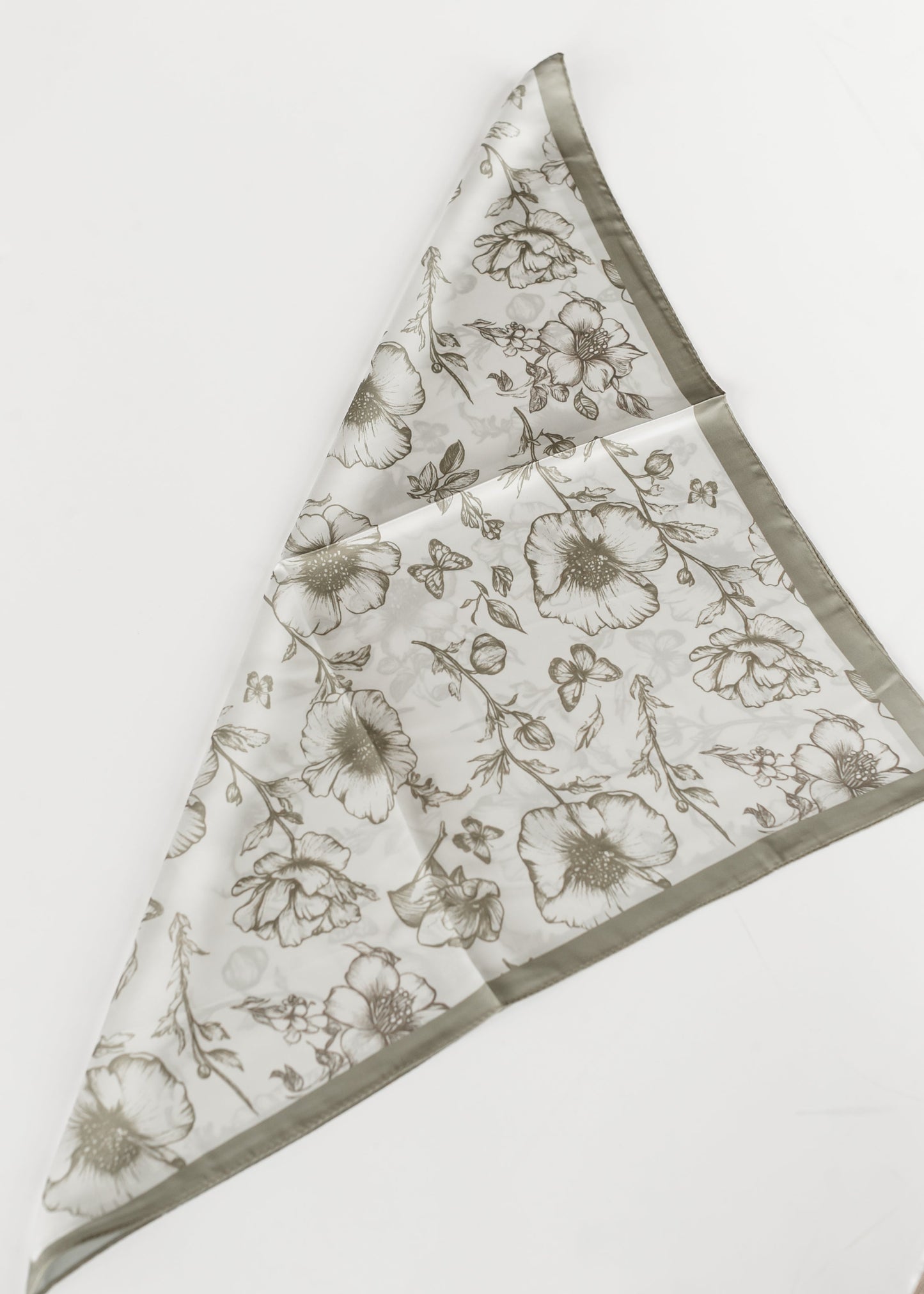 Petite Floral Silk Feel Scarf Accessory