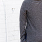 Pinstripe Mock Neck Knit Top FF Tops