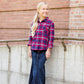 Plaid Flannel Double Pocket Shirt - FINAL SALE FF Tops