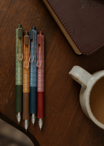 Plaid Pen 4 Piece Set Gifts