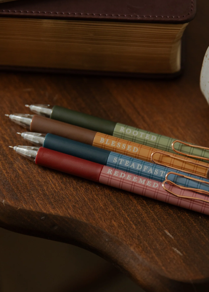 Plaid Pen 4 Piece Set Gifts