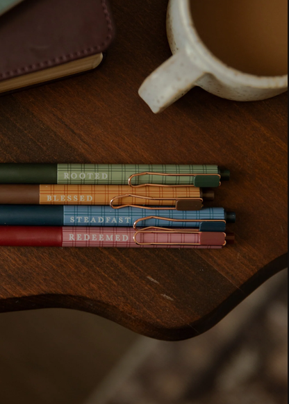 Plaid Pen 4 Piece Set Gifts
