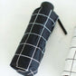 Plaid Print Mini Umbrella FF Home + Lifestyle Black