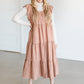 Plaid Tiered Midi Dress FF Dresses