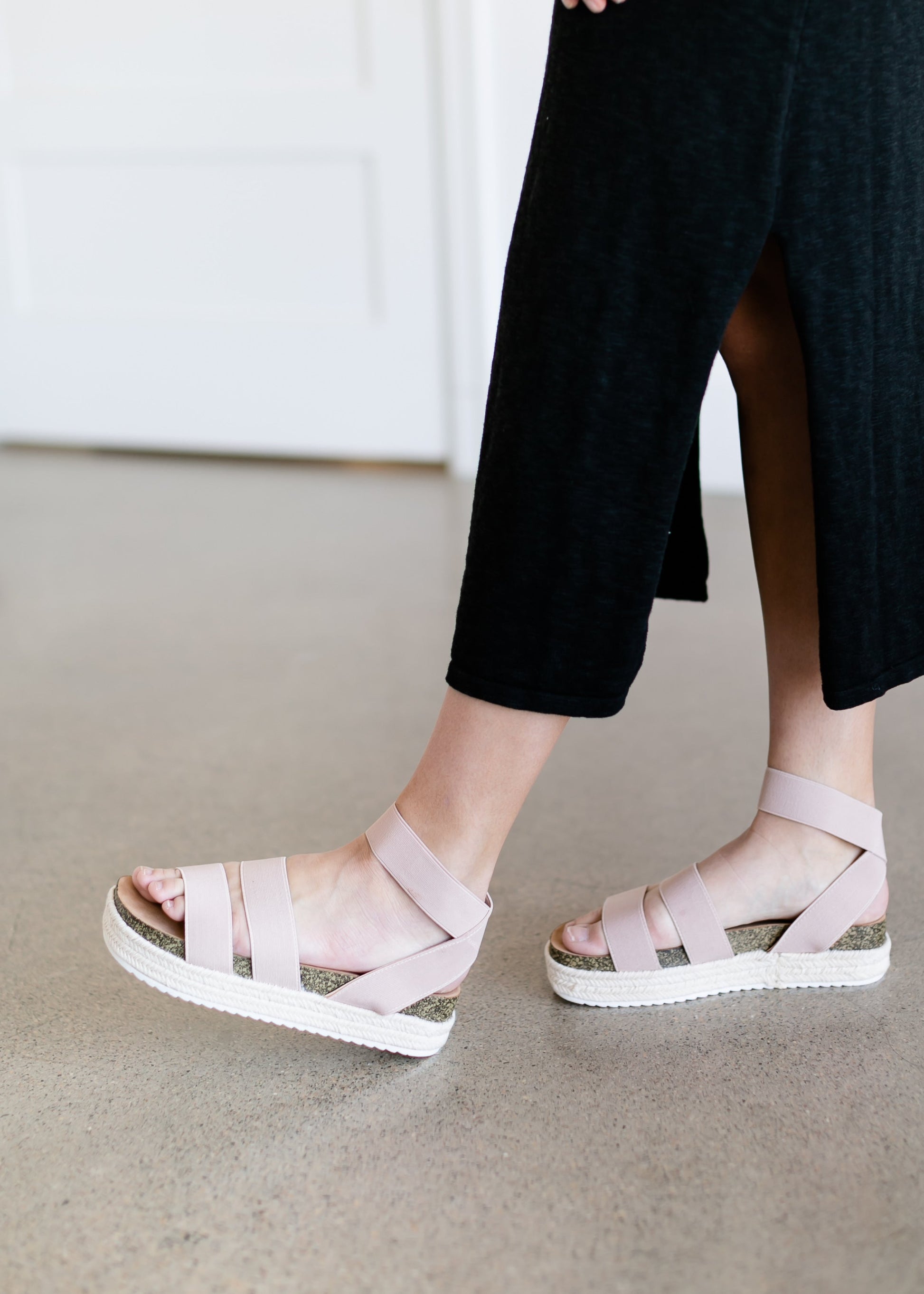 Platform Espadrille Neutral Strappy Sandal - FINAL SALE Shoes