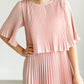 Pleated Blush Maxi Dress FF Dresses