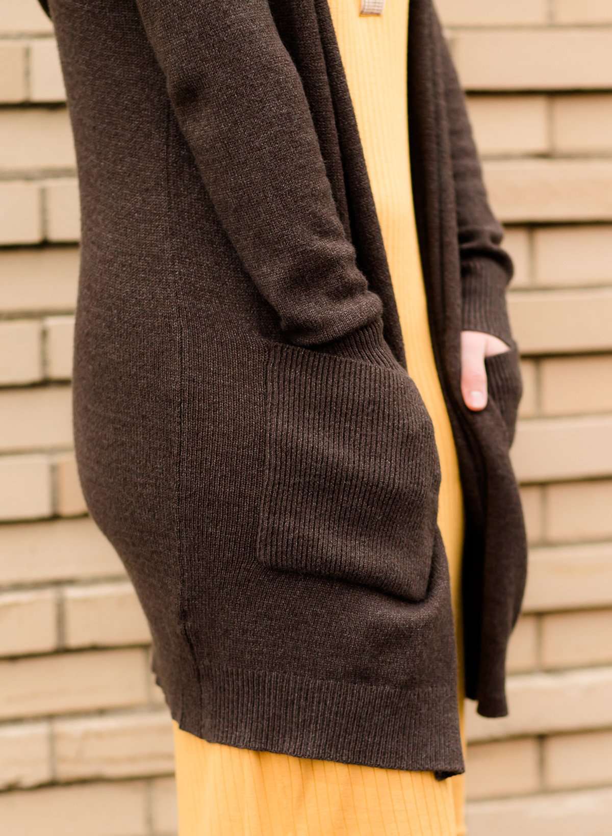 Pocket Detail Open Cardigan-FINAL SALE FF Layering Essentials