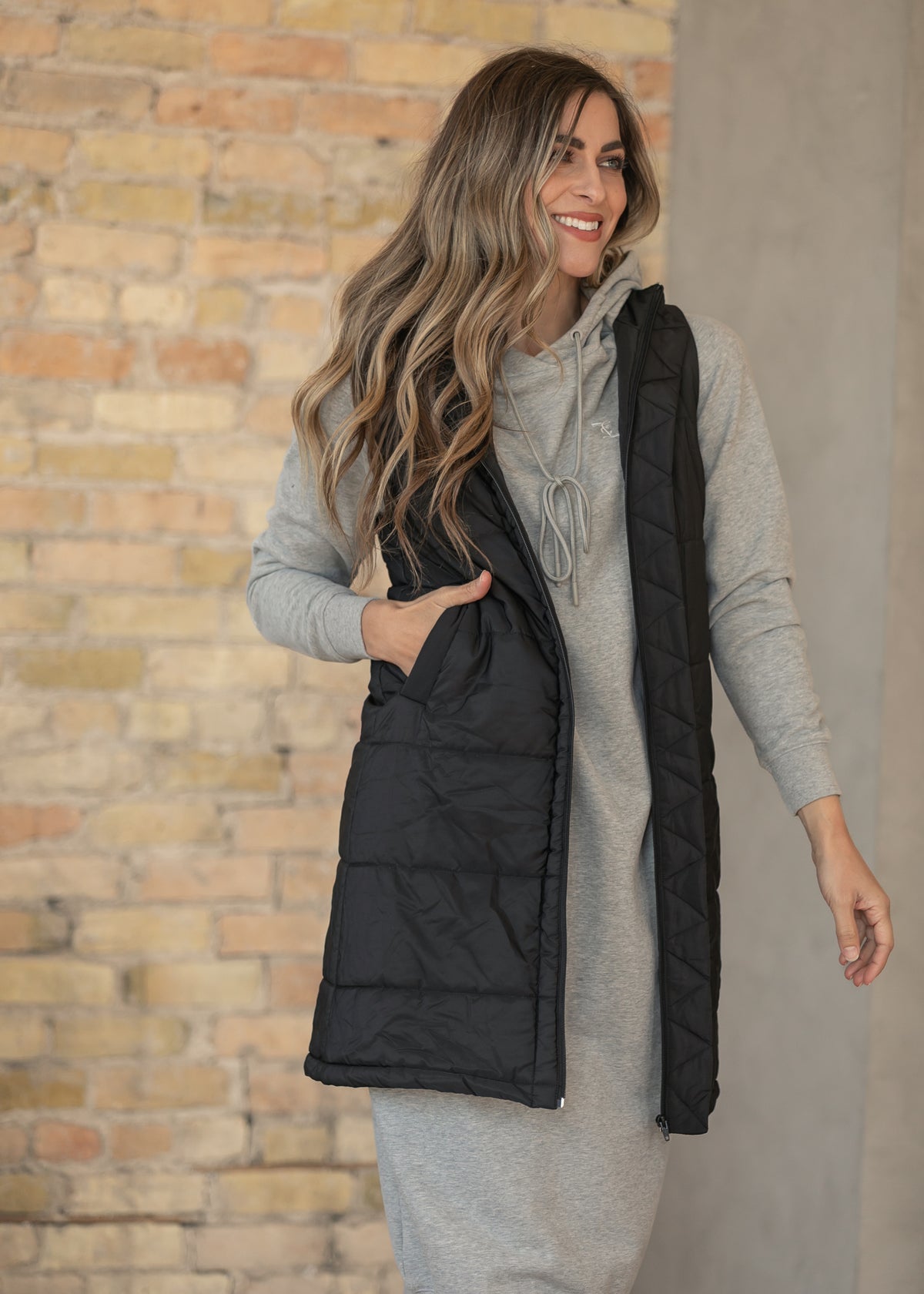 Polar Puff Vest Long IC Layering Essentials