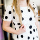 Polka Dot Short Sleeve Midi Dress - FINAL SALE FF Dresses